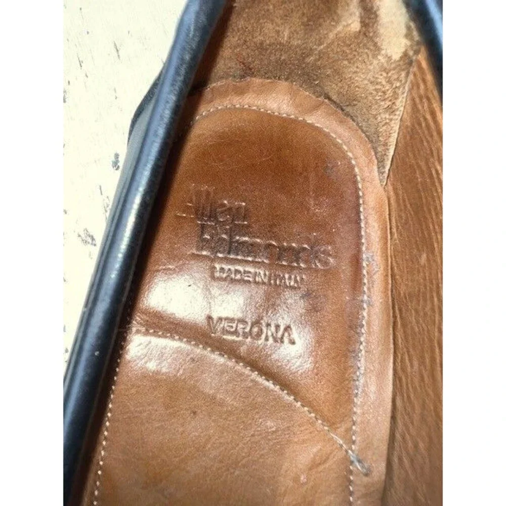 Allen Edmonds VERONA Italian Leather Dress Loafers 11EEE Black Horsebit XCLT
